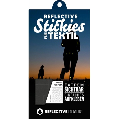 Reflective Berlin Reflective Stickies Bricks black uni