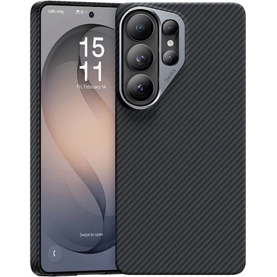 Benks Кевларен кейс с MagSafe за Samsung Galaxy S26 Ultra - Benks Armor Air Kevlar Metal Frame Case 600D (черен) (J050)