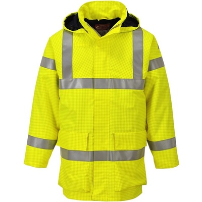 Portwest S774 Nehorľavá vetrovka Bizflame Hi Vis Multi Lite Rain Žltá