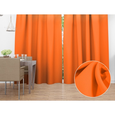 Biante Dekorační závěs Rongo RG-035 Oranžový 140x180 cm