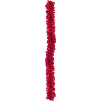 Umělá girlanda červená 270 cm