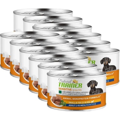 Natural Trainer Sensitive S&T Adult jahňa 12 x 150 g
