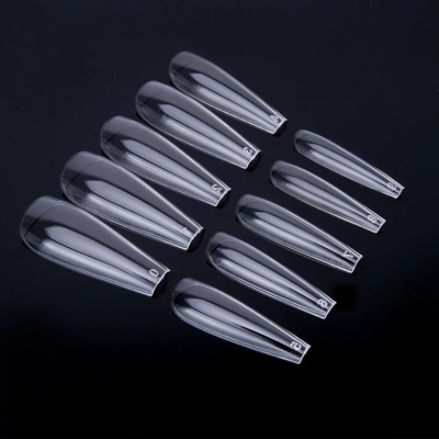 Starnails Tipy clear tvar balerina 500 ks