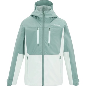 Regatta Детско водоустойчиво яке Regatta Kid's Junior Highton Jacket Waterproof jacket - Ivy Moss / Ocean Mist - размер 6-7 Years (703-7787-0413)