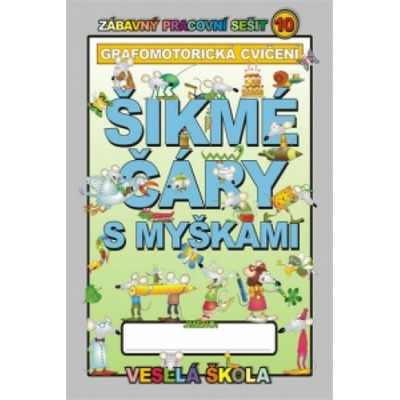 Šikmé čáry s myškami - Veselá škola 10