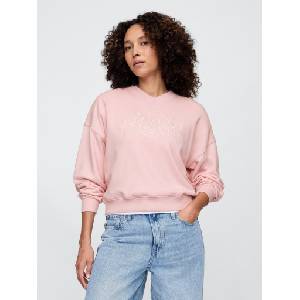 GAP Овърсайз суитчър с логото на GAP GAP | Rozov | ЖЕНИ | XL