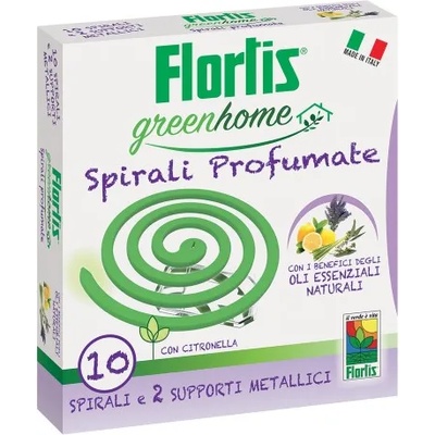Flortis - Италия Ароматни спирали, прогонващи комари - FLORTIS GreenHome (1330565-10)