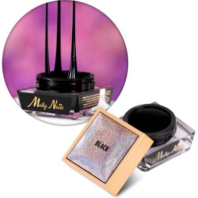 Molly Nails gel Spider Uv Led čierny 5 g