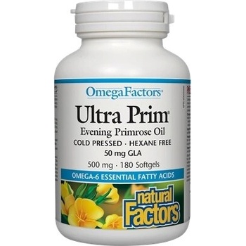 Natural Factors Вечерна Иглика масло 500 mg 180 софтгел капсули | Natural Factors (2352 NF)