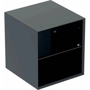 Geberit Стенен шкаф Geberit One среден, матово черен, 45 см (505.079.00.8)