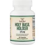 Double Wood Supplements Свещен босилек - при стрес и лошо настроение, 250 mg, 60 капсули (27239 DW)
