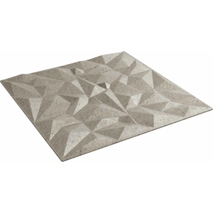 vidaXL Стенни панели 24 бр. 50 x 50 cm Аметист Бетон XPS Пяна (42046060)