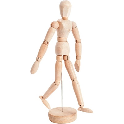 Drevený manekýn 30cm