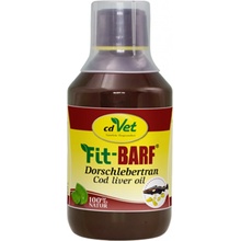 cdVet Fit-BARF rybí tuk z tresčích jater 250 ml