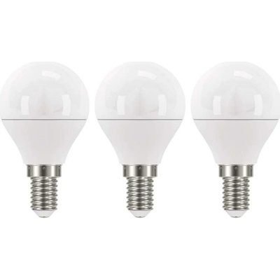 Emos LED žárovka Classic Mini Globe 5W E14 teplá bílá, 3 ks