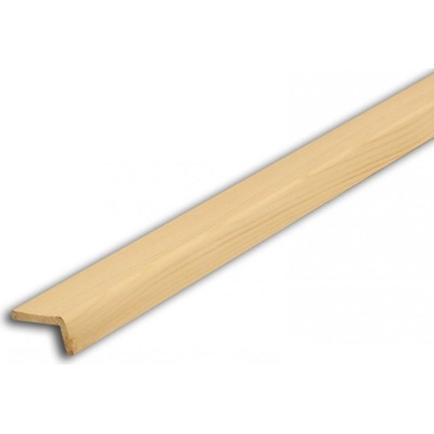 Rohová lišta č.281 - 33 mm x 13 mm, 1 oblá hrana " L", smrková, ŠL3313D