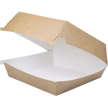 OBALOVO Papierová krabička na hamburger 15 x 15 x 9 cm