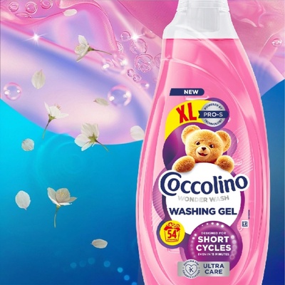 Coccolino Wonder Wash prací gél na rýchle pranie Ultra Care 2160 ml 54 PD