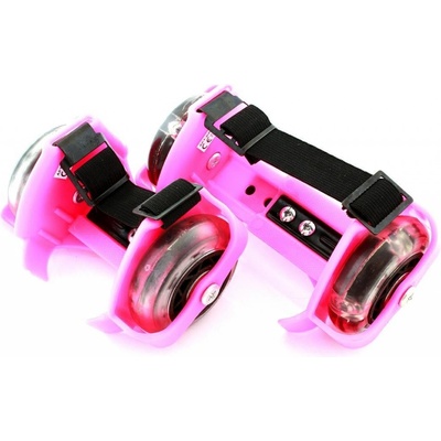 APT Svítící LED kolečka na boty růžová AG234A