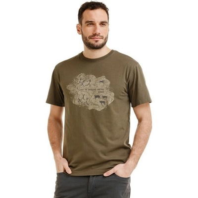 Bushman tričko Caram khaki