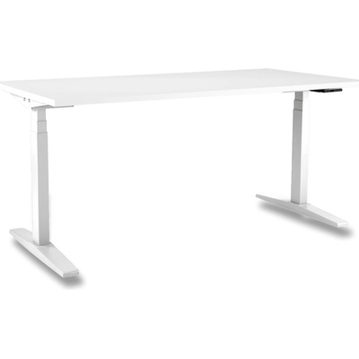 Antares Axis výškově nastavitelný stůl 160 x 80 cm matně bílý