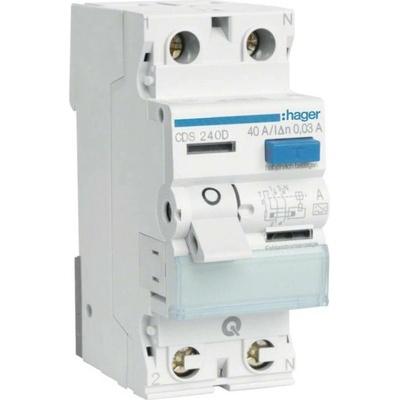 Hager 40 A 0.03 A 230 V CDS240D