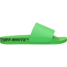 OFF WHITE Industrial Belt Slides Green