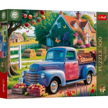 Trefl - Puzzle Premium Plus: Tea Time: Farmer's Car - 500 piese