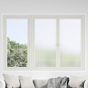 vidaXL Фолио за прозорци, матирано, дизайн с ивици, PVC (3206468)