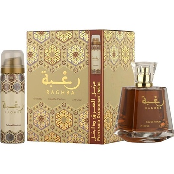 Lattafa Raghba EDP 100 ml + deospray 50 ml darčeková sada