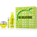 DKNY Be Delicious комплект за жени Eau de Parfum 100 ml + Eau de Parfum 15 ml + пяна за душ 150 ml