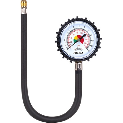 AMiO Pneuměřič s hadicí 30 cm 12 bar 04468