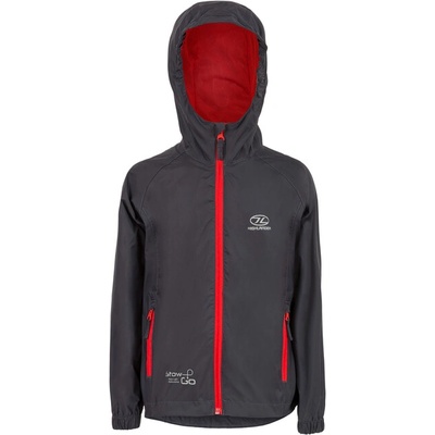 Highlander Дъждобран Highlander Stow and Go Kids за деца, въглен (160028)