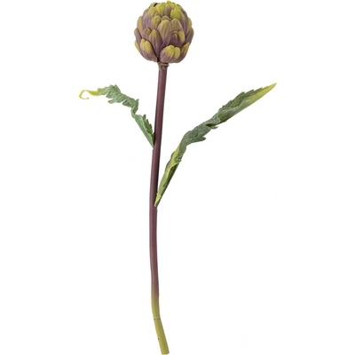 Bloomingville Umělá květina Protea Purple 54 cm, fialová barva, plast