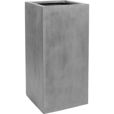 Pottery Pots květináč Bouvy M Grey Natural Fiberstone 30 x 30 x 60 cm