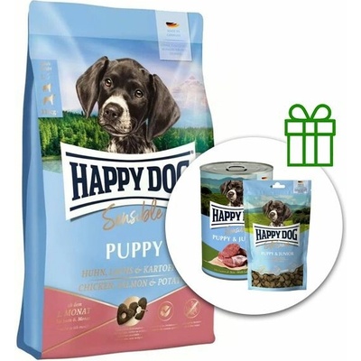Happy Dog Sensible puppy lososové brambory 10 kg