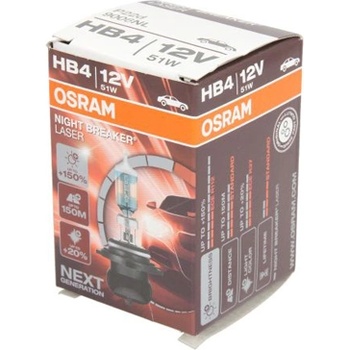 Image 1 of OSRAM Крушка OSRAM HB4, 12V, 51W, 1500lm, 1 брой
