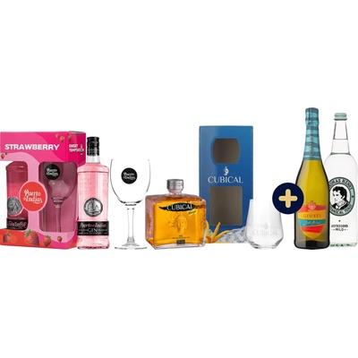 Sweet Gin Spring (set 1 x 0.7 l, 1 x 0.7 l, 1 x 0.75 l, 1 x 0.75 l)