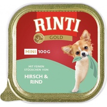 Rinti Gold Mini Adult Dog jelen a hovězí 100 g