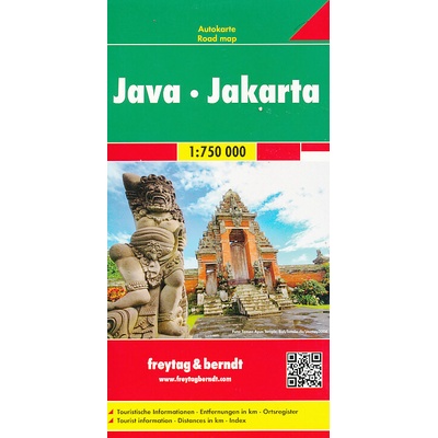 Freytag & Berndt Autokarte Java Jakarta. Jawa Jakarta