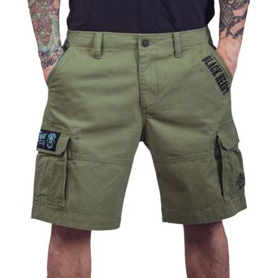 Black heart мъжки къси панталони BLACK HEART - CARGO BROOKS - Green - 19556