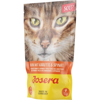 Josera Soup kuracie s mrkvou a špenátom 16 x 70 g