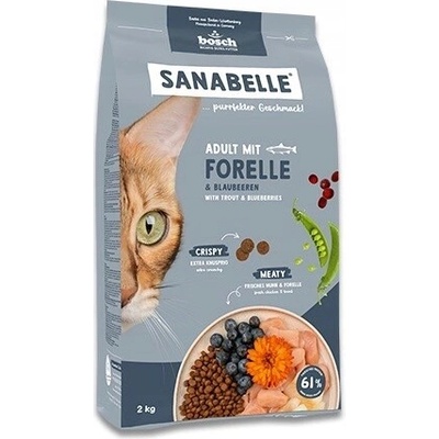 BOSCH SANABELLE s příchutí pstruha 2 kg