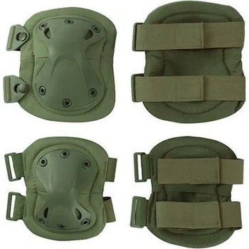 DRAGOWA Tactical Тактически накрайници за колене и лакти Dragowa Tactical, зелени (DRG045.olive)