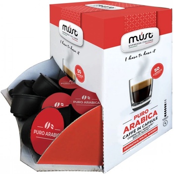 Must Puro Arabica, 50 бр. Кафе капсули, съвместими с Dolce Gusto (762361)