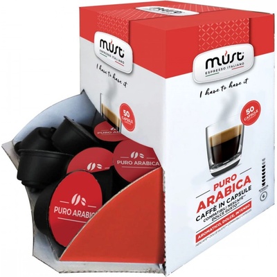 Must Puro Arabica, 50 бр. Кафе капсули, съвместими с Dolce Gusto (762361)
