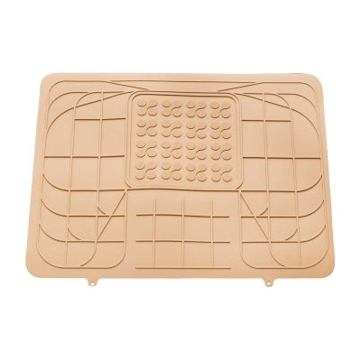 Гумена стелка Универсална за задният ред седалки по средата - бежова