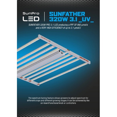 SunPro SUNFATHER 320W -3.1 UV-LED