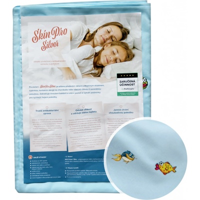 SkinPro povlečení Silver sv. modré 100 x 135 cm