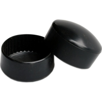 Čepička PVC 76 mm - černá